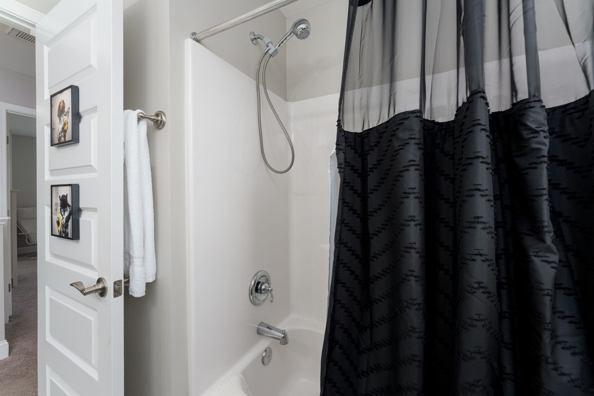 Additional view of upstairs guest bathroom